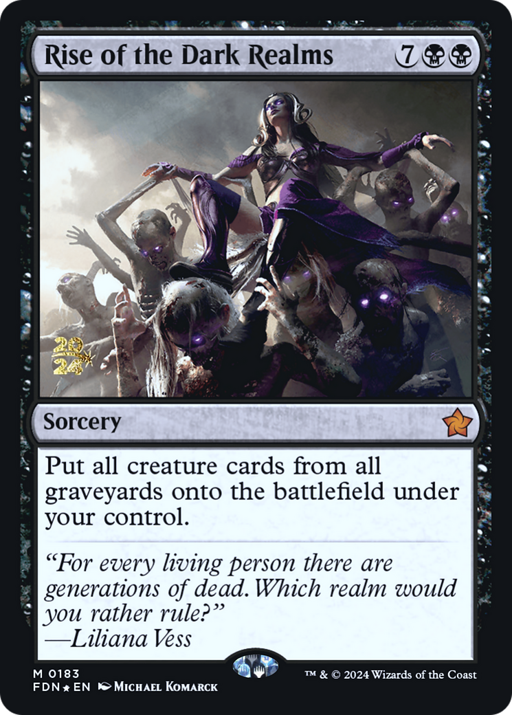 Rise of the Dark Realms (PRE-183) [Foundations Promos] Foil