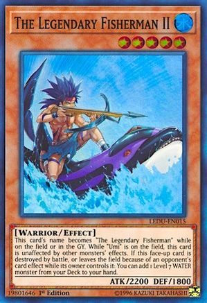 The Legendary Fisherman II (Super Rare) (LEDU-EN015) - Legendary Duelists 1st Edition