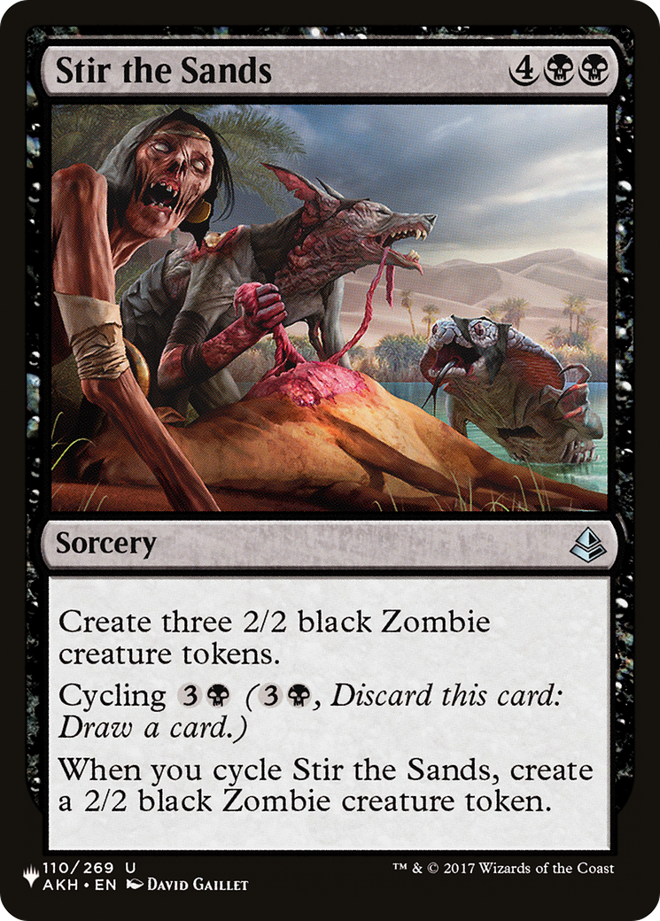 Stir the Sands (LIST-110/269) [The List]