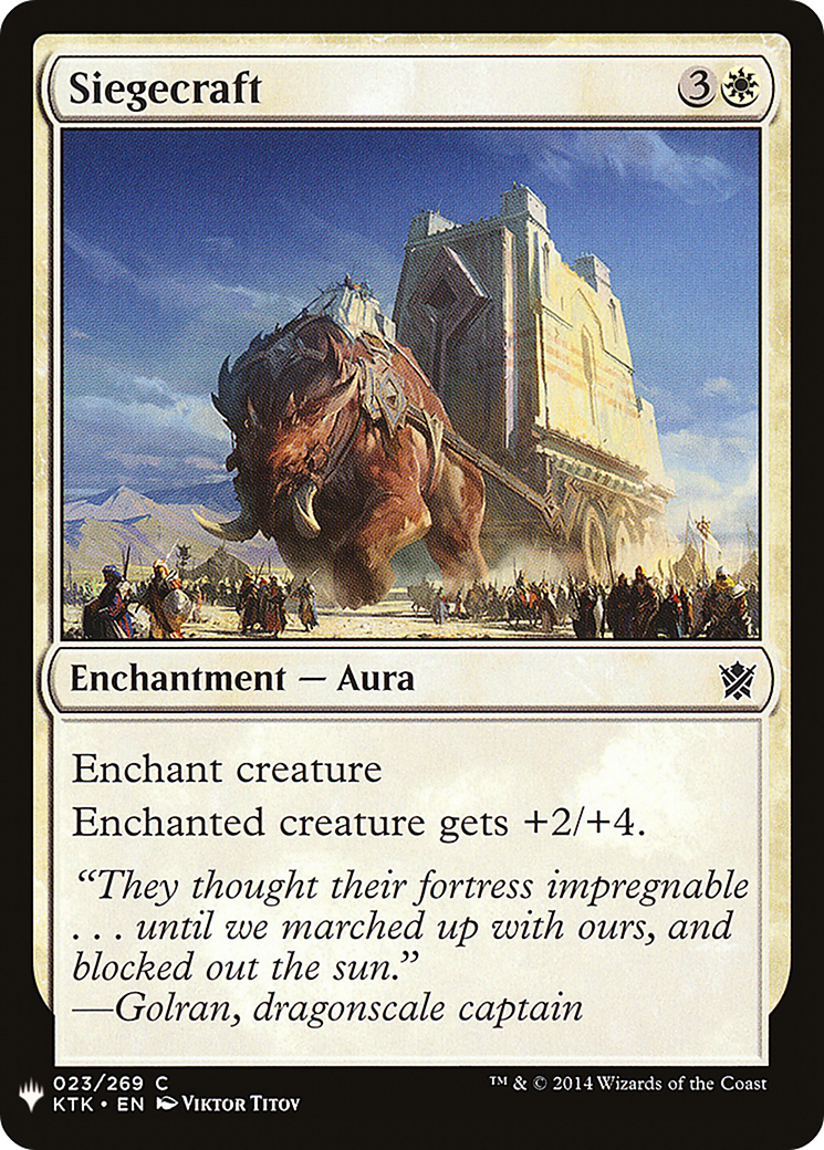 Siegecraft (LIST-023) [The List]