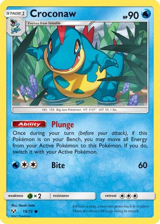 Croconaw (019/73) [Shining Legends] - Common