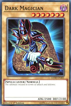Dark Magician (Common) (LEDD-ENA01) - Legendary Dragon Decks 1st Edition