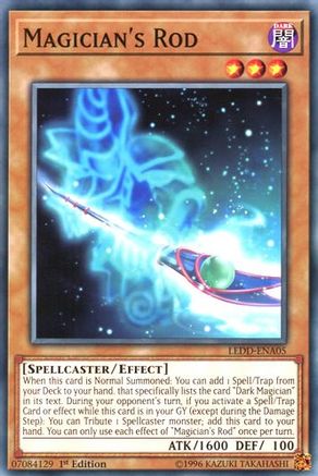 Magician's Rod (Common) (LEDD-ENA05) - Legendary Dragon Decks 1st Edition