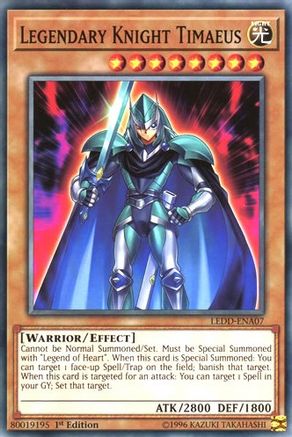 Legendary Knight Timaeus (Common) (LEDD-ENA07) - Legendary Dragon Decks 1st Edition