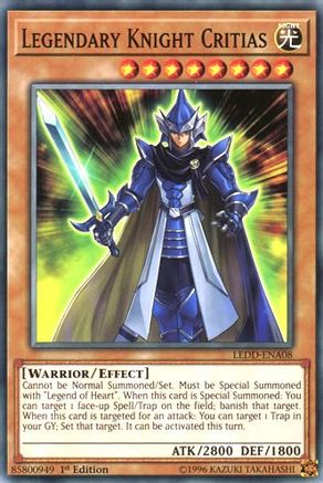 Legendary Knight Critias (Common) (LEDD-ENA08) - Legendary Dragon Decks 1st Edition