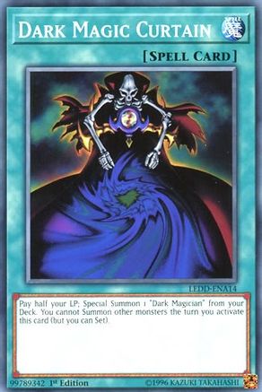 Dark Magic Curtain (Common) (LEDD-ENA14) - Legendary Dragon Decks 1st Edition