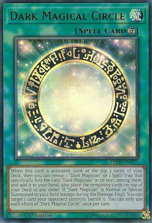 Dark Magical Circle (Ultra Rare) (LEDD-ENA15) - Legendary Dragon Decks 1st Edition
