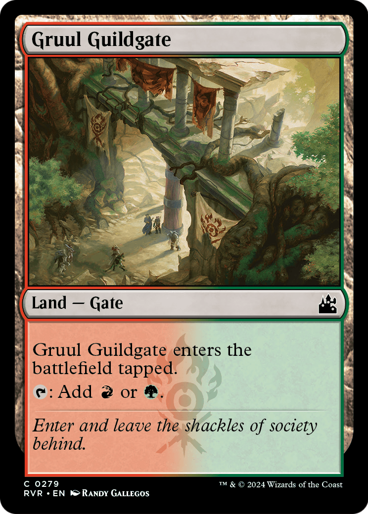 Gruul Guildgate - Foil [Ravnica Remastered]