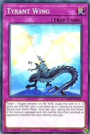 Tyrant Wing (Common) (LEDD-ENA33) - Legendary Dragon Decks 1st Edition