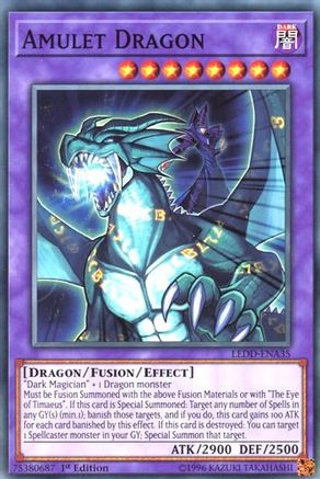 Amulet Dragon (Common) (LEDD-ENA35) - Legendary Dragon Decks 1st Edition