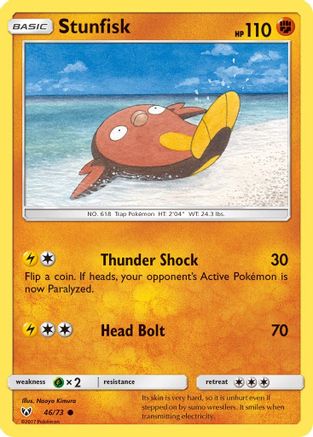 Stunfisk (046/73) [Shining Legends] - Common