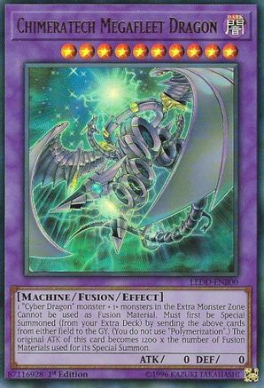 Chimeratech Megafleet Dragon (Ultra Rare) (LEDD-ENB00) - Legendary Dragon Decks 1st Edition