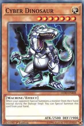 Cyber Dinosaur (Common) (LEDD-ENB08) - Legendary Dragon Decks 1st Edition
