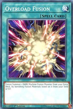 Overload Fusion (Common) (LEDD-ENB16) - Legendary Dragon Decks 1st Edition