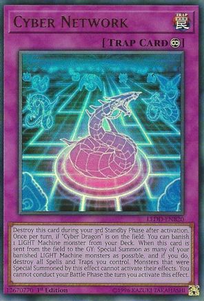 Cyber Network (Ultra Rare) (LEDD-ENB20) - Legendary Dragon Decks 1st Edition
