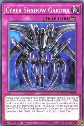 Cyber Shadow Gardna (Common) (LEDD-ENB21) - Legendary Dragon Decks 1st Edition