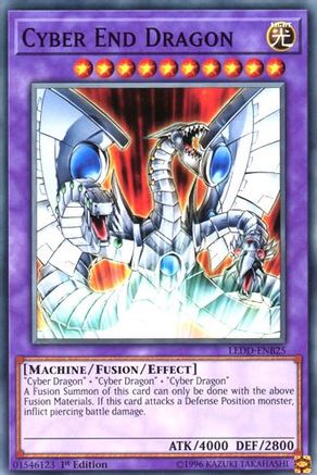 Cyber End Dragon (Common) (LEDD-ENB25) - Legendary Dragon Decks 1st Edition