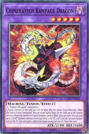 Chimeratech Rampage Dragon (Common) (LEDD-ENB29) - Legendary Dragon Decks 1st Edition