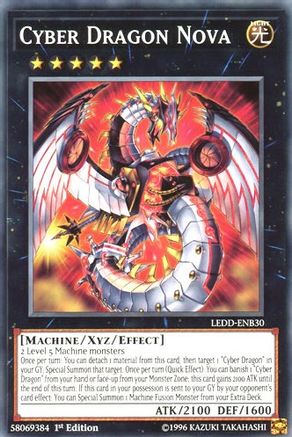 Cyber Dragon Nova (Common) (LEDD-ENB30) - Legendary Dragon Decks 1st Edition