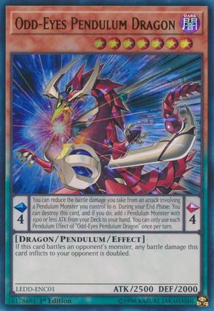 Odd-Eyes Pendulum Dragon (Ultra Rare) (LEDD-ENC01) - Legendary Dragon Decks 1st Edition