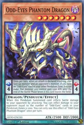 Odd-Eyes Phantom Dragon (Common) (LEDD-ENC03) - Legendary Dragon Decks 1st Edition