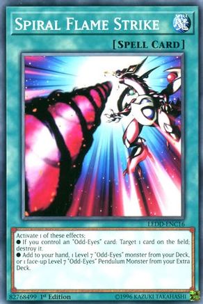 Spiral Flame Strike (Common) (LEDD-ENC16) - Legendary Dragon Decks 1st Edition