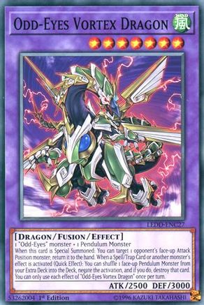 Odd-Eyes Vortex Dragon (Common) (LEDD-ENC27) - Legendary Dragon Decks 1st Edition