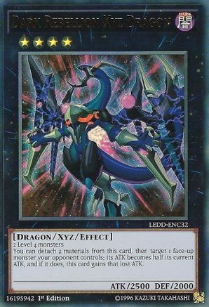 Dark Rebellion Xyz Dragon (Ultra Rare) (LEDD-ENC32) - Legendary Dragon Decks 1st Edition