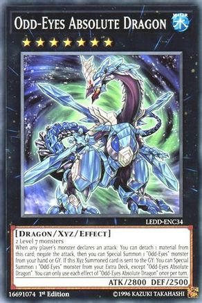 Odd-Eyes Absolute Dragon (Common) (LEDD-ENC34) - Legendary Dragon Decks 1st Edition