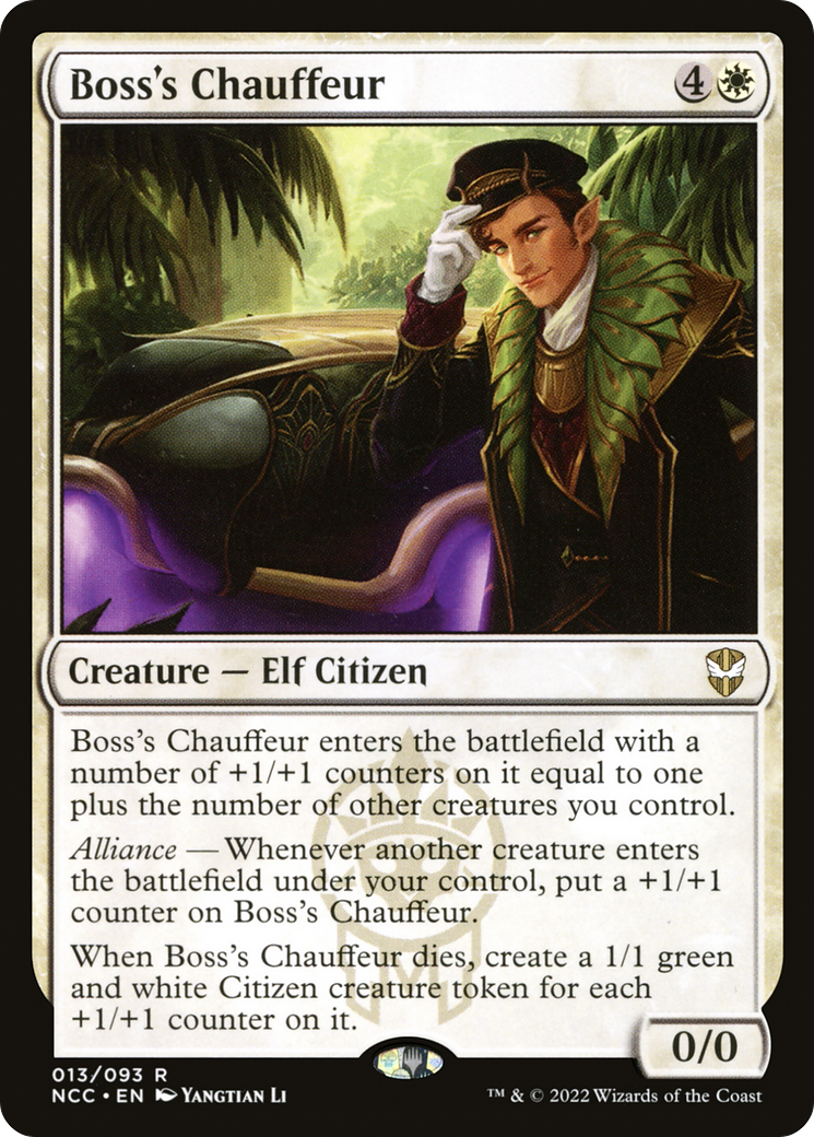 Boss's Chauffeur (NCC-013) [New Capenna Commander]