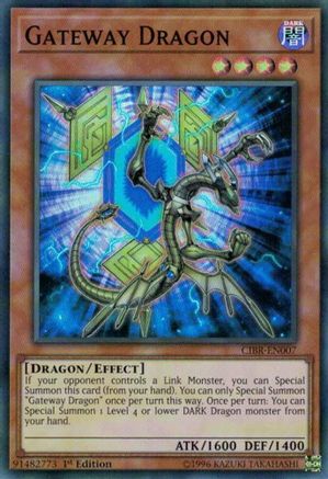 Gateway Dragon (Super Rare) (CIBR-EN007) - Circuit Break 1st Edition