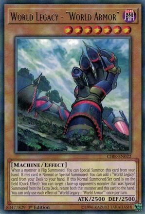 World Legacy - "World Armor" (Rare) (CIBR-EN022) - Circuit Break Unlimited