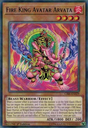 Fire King Avatar Arvata (Rare) (CIBR-EN029) - Circuit Break 1st Edition
