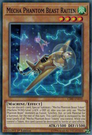 Mecha Phantom Beast Raiten (Common) (CIBR-EN030) - Circuit Break 1st Edition