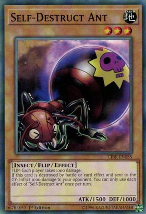 Self-Destruct Ant (Common) (CIBR-EN035) - Circuit Break 1st Edition
