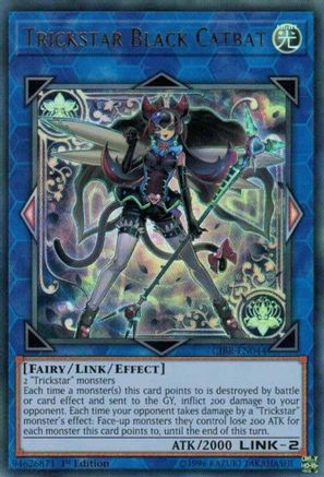 Trickstar Black Catbat (Ultra Rare) (CIBR-EN044) - Circuit Break Unlimited