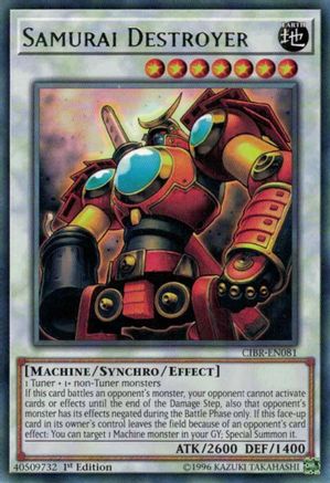 Samurai Destroyer (Rare) (CIBR-EN081) - Circuit Break 1st Edition
