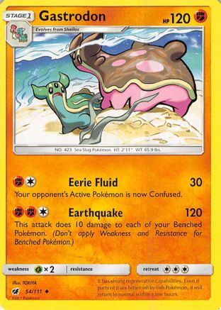 Gastrodon (054/111) [SM  Crimson Invasion] Reverse Holofoil - Uncommon