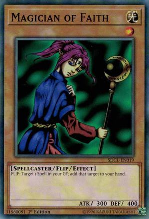 Magician of Faith (Common) (SDCL-EN019) - Structure Deck: Cyberse Link 1st Edition