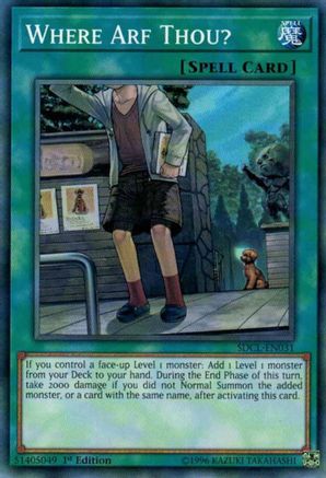 Where Arf Thou? (Common) (SDCL-EN031) - Structure Deck: Cyberse Link 1st Edition