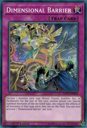Dimensional Barrier (Common) (SDCL-EN039) - Structure Deck: Cyberse Link 1st Edition