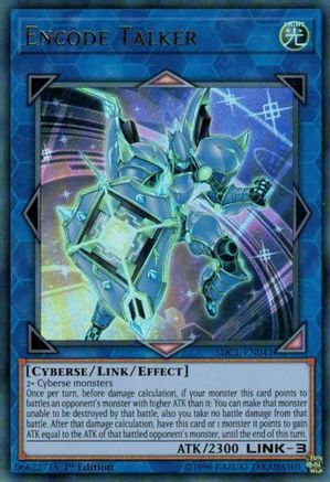 Encode Talker (Ultra Rare) (SDCL-EN041) - Structure Deck: Cyberse Link 1st Edition