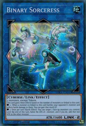 Binary Sorceress (Super Rare) (SDCL-EN043) - Structure Deck: Cyberse Link 1st Edition