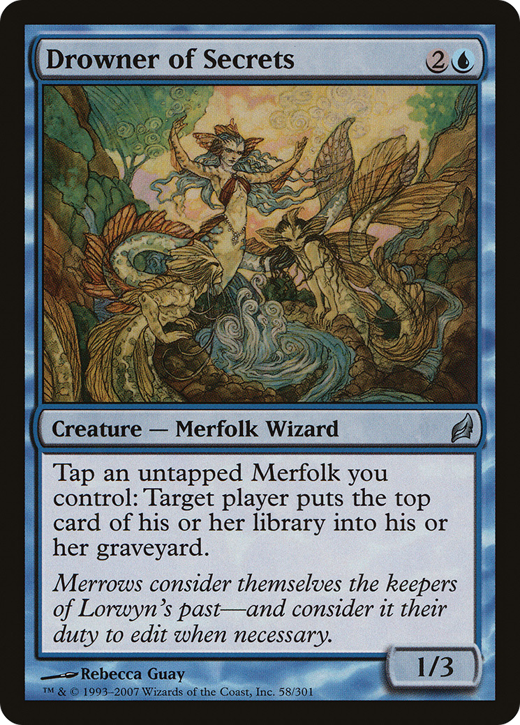 Drowner of Secrets (LRW-058) [Lorwyn]