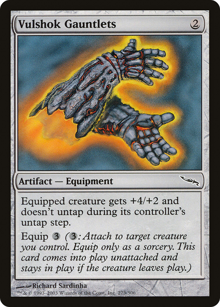 Vulshok Gauntlets (MRD-273) [Mirrodin] Foil