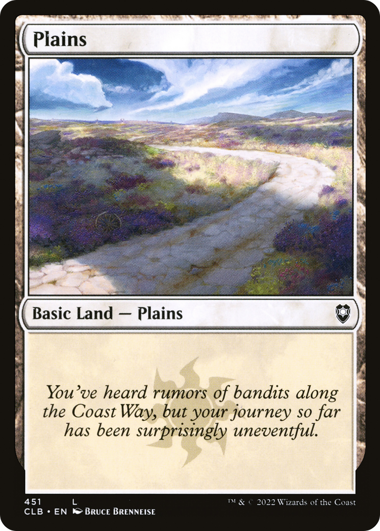 Plains (451) - Foil [Commander Legends: Battle for Baldur's Gate]