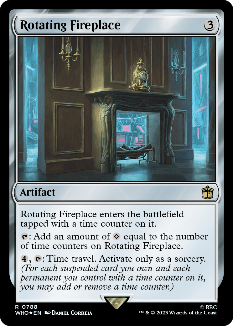 Rotating Fireplace (Surge Foil) (WHO-788) [Doctor Who] Foil