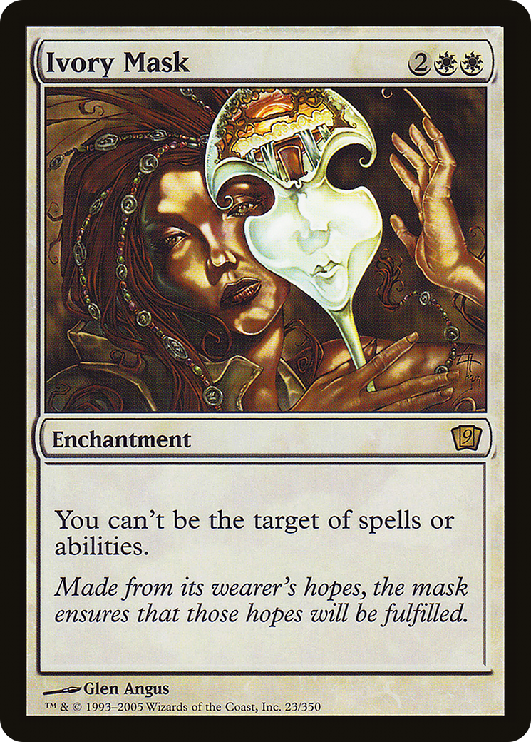Ivory Mask (9ED-023) [9th Edition] Foil