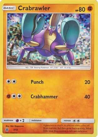 Crabrawler (7/012) [McDonalds Promos 2017] Holofoil - Promo