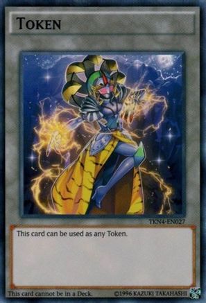Token: Mithra the Thunder Vassal (Super Rare) (TKN4-EN027) - Yu-Gi-Oh! Tokens Unlimited